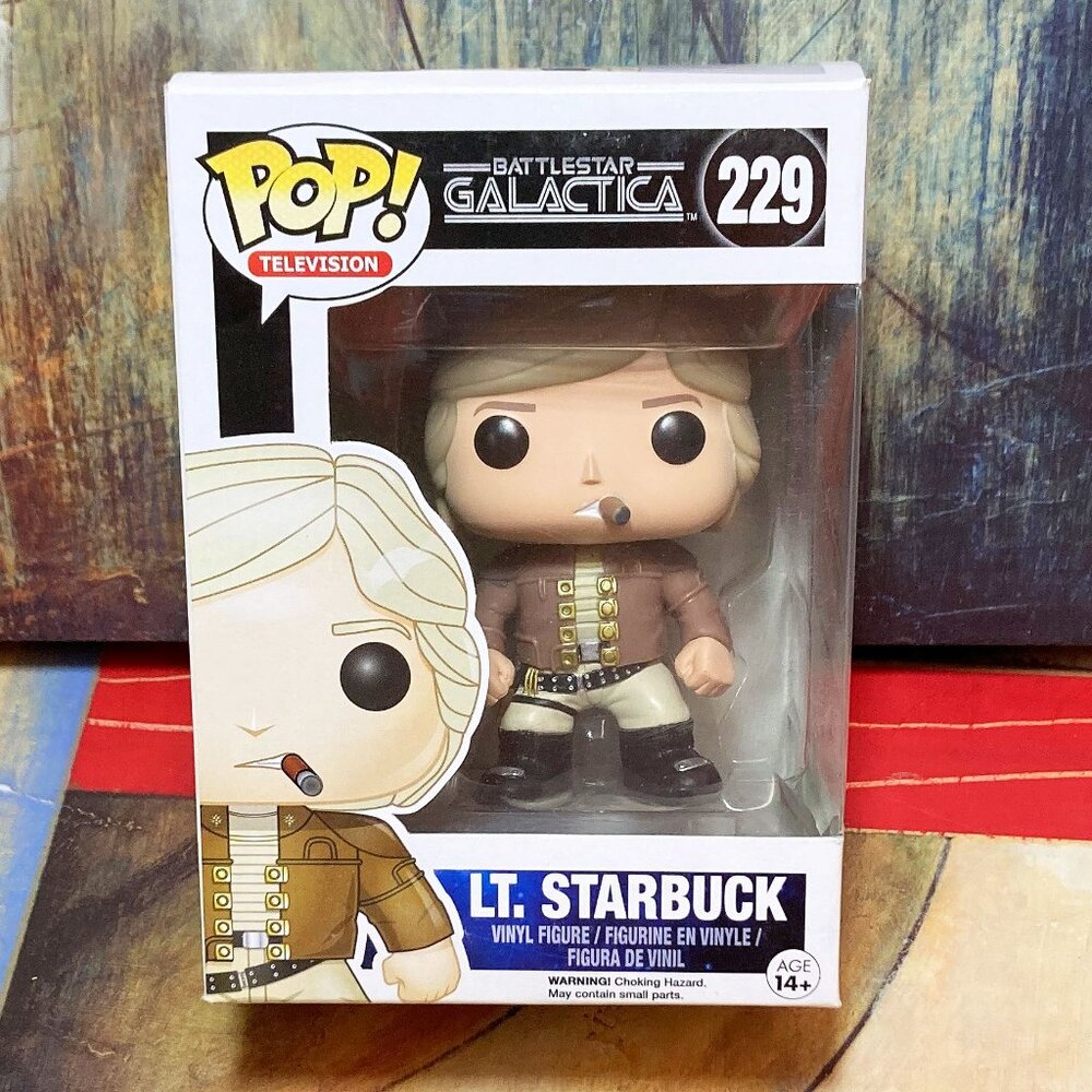 NEW* Funko Pop Figure Battlestar Galactica Classic LT. Starbuck #229 Retro Vinyl